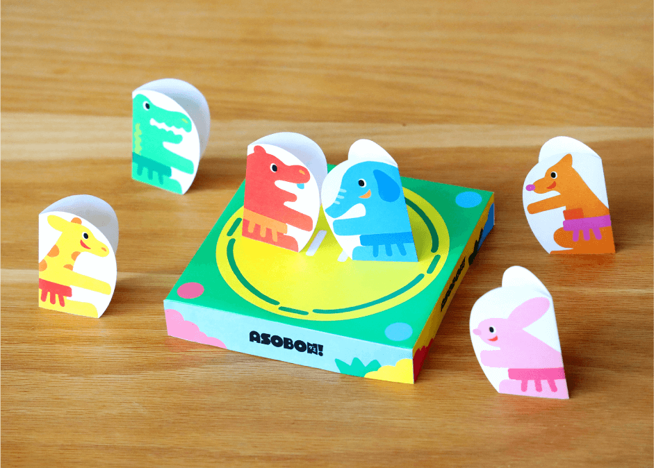 完成した写真と展開図