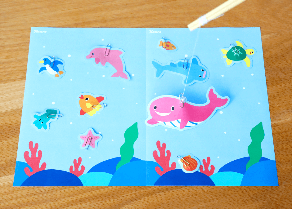 完成した写真と展開図