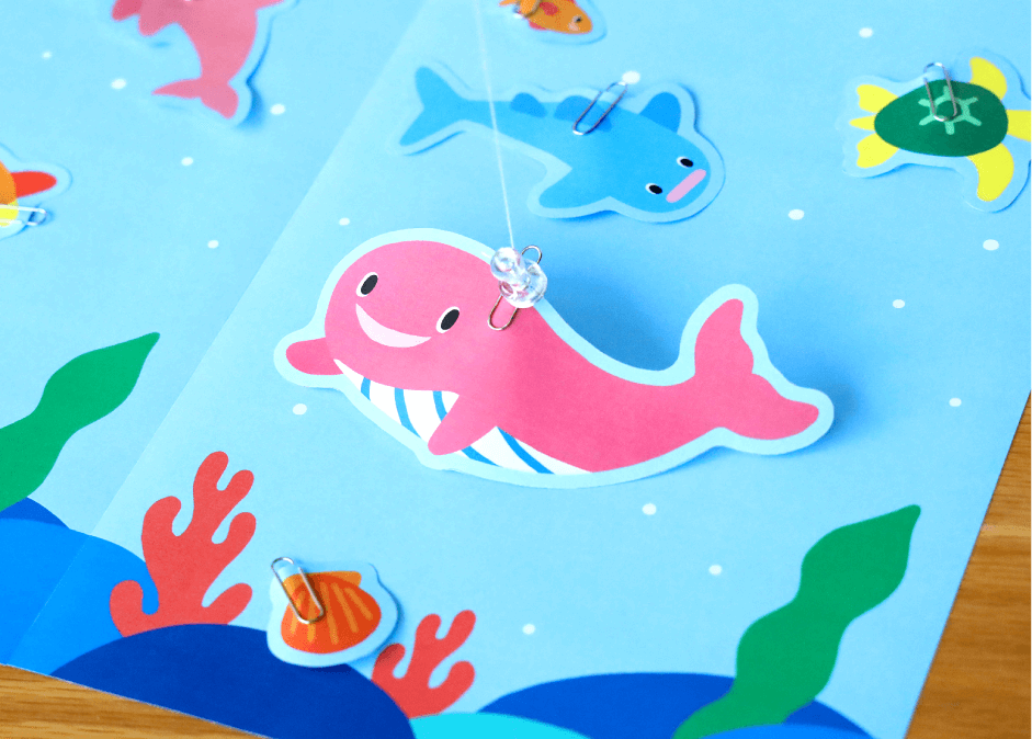 完成した写真と展開図